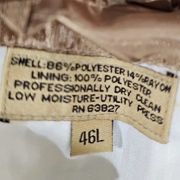 Stacy Adams Gold Men's Blazer Black Size 46L - Picture 4 of 4